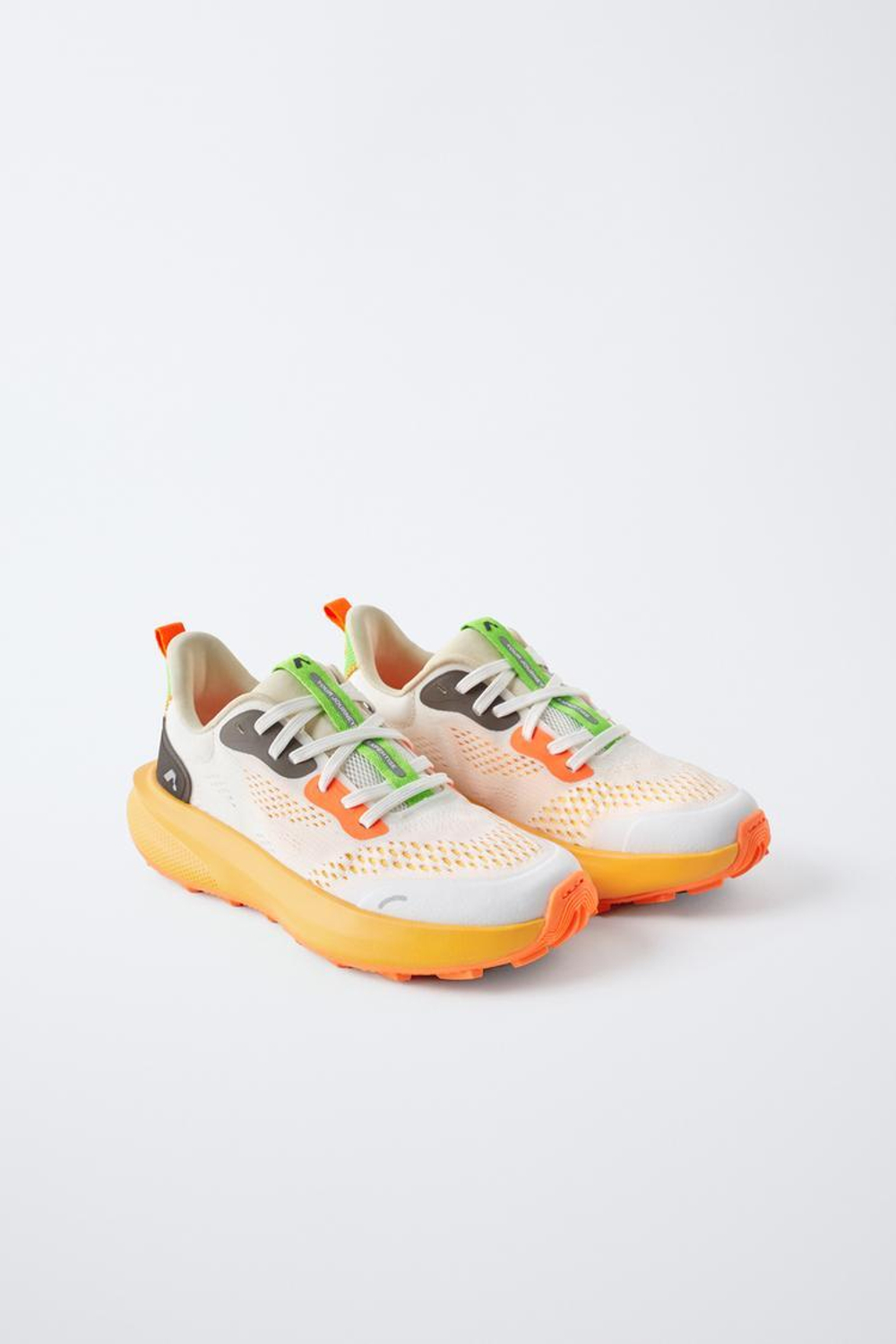 ZARA КРОССОВКИ, ОРАНЖЕВЫЙ