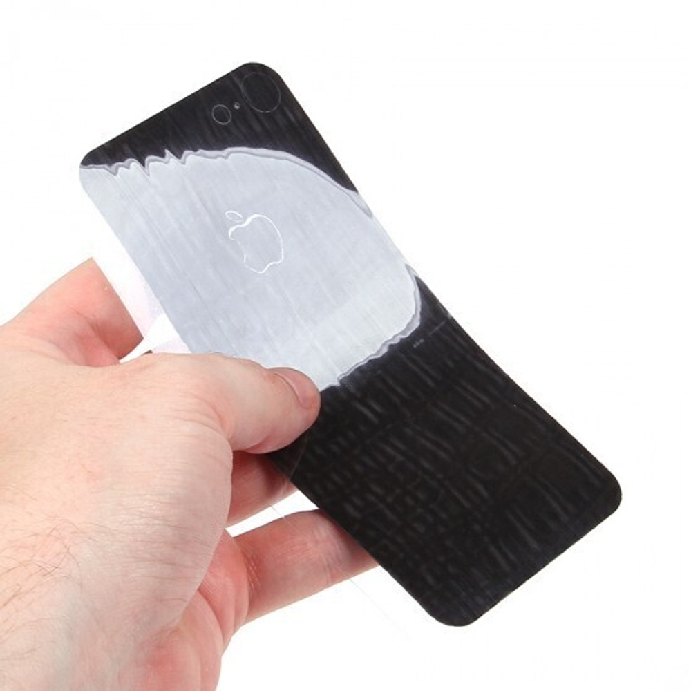 Наклейка из экокожи для iPhone 7, 011062 Красный