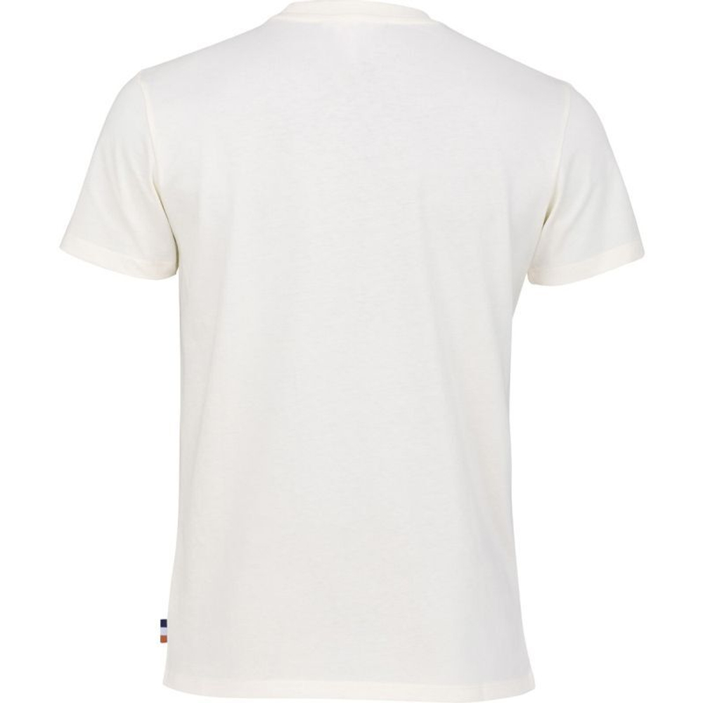 Мужская теннисная футболка Roland Garros Big Logo - ecru