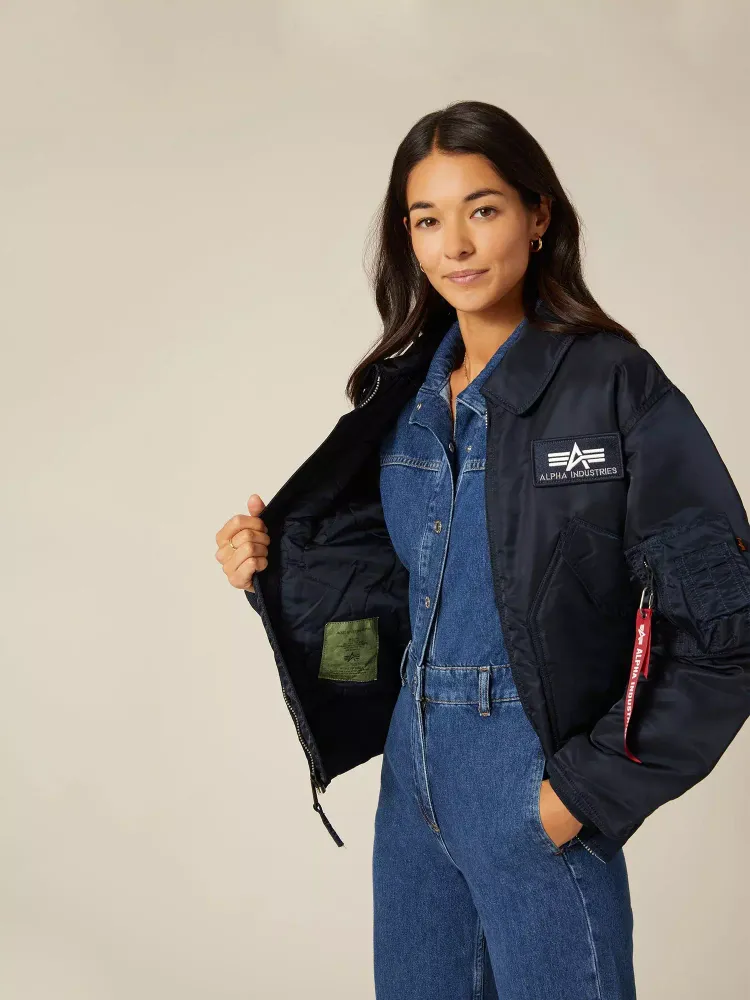 Куртка Alpha Industries CWU 45/P Replica Blue (женская)