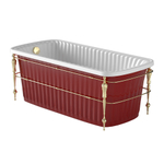Ванна Migliore Olivia Console 24268 красная слив/перелив золото