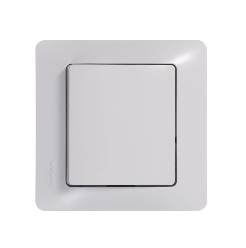 Выключатель 1-кл. СП Glossa 10А IP20 (сх. 1) 10AX механизм бел. SE GSL000111 Выключатель 1-кл. СП Glossa 10А IP20 (сх. 1) 10AX механизм бел. SE GSL000111