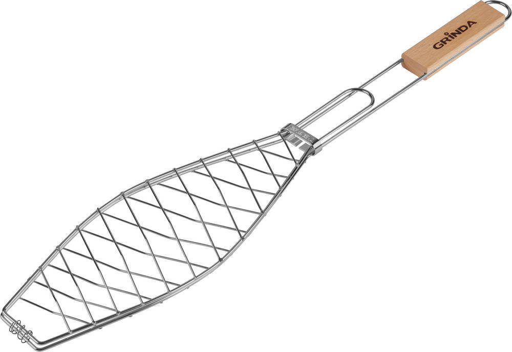 GRINDA Barbecue, 360 х 130 мм, для рыбы, решетка-гриль (424720)