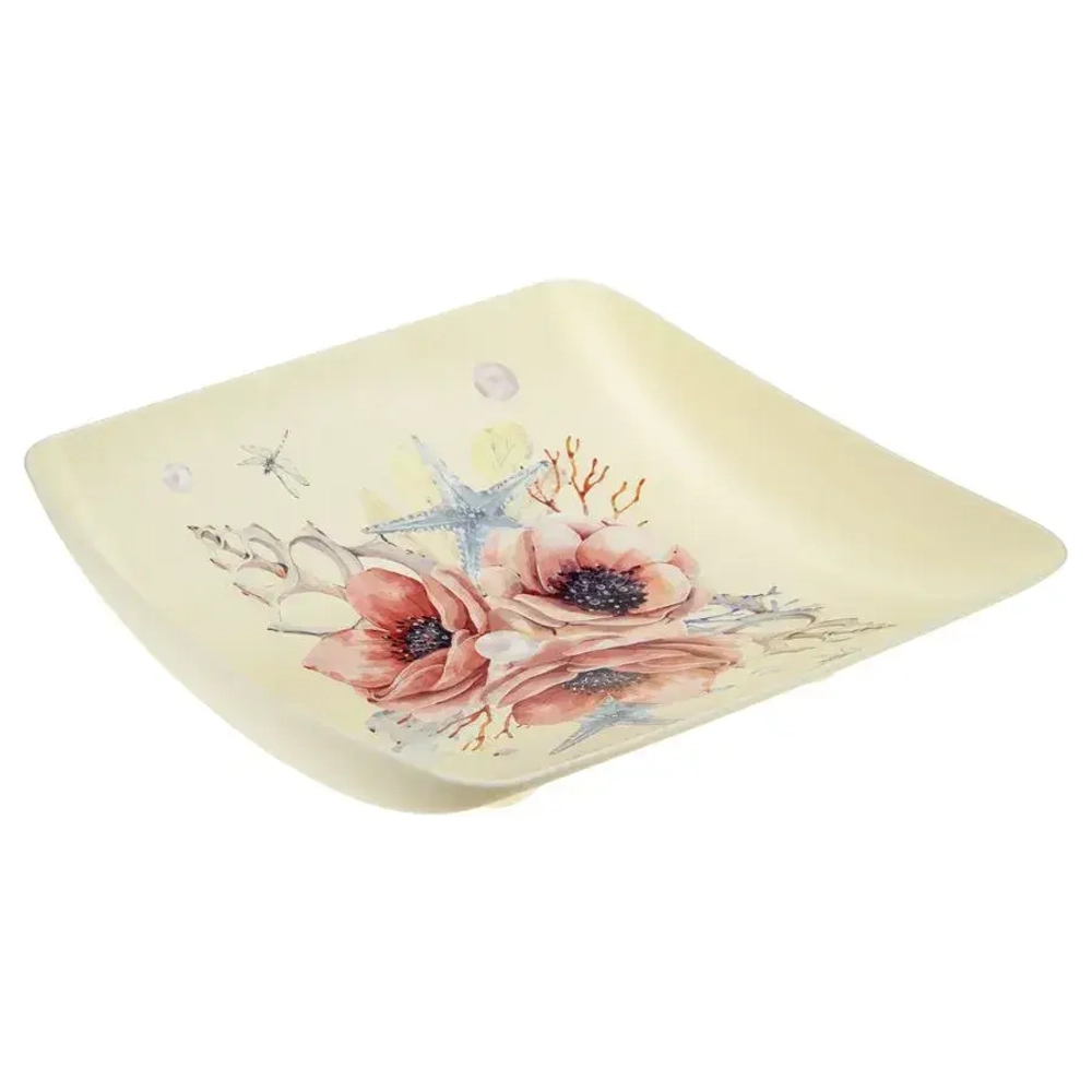 Блюдо ДЕКО маки 5,2,3х24,3 см (комплект 30 шт)