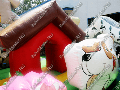 Коммерческий надувной батут "Терем" 6*6*4 м