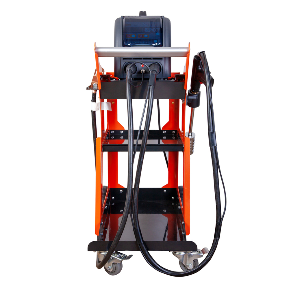 WDK-9B Многофункциональный споттер 220В, 14кВА, 40А, сварочный ток 3800А, с тележкой WDK-1331