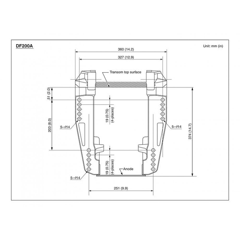 4х-тактный лодочный мотор SUZUKI DF 200 AZX