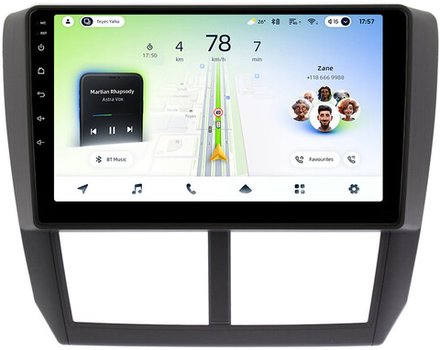 Магнитола для Subaru Forester 3 SH 2008-2013, Impreza 3 GH,GE - Teyes CC4L монитор 9" IPS на Android 14, Snapdragon 662, CarPlay, 4G SIM-слот