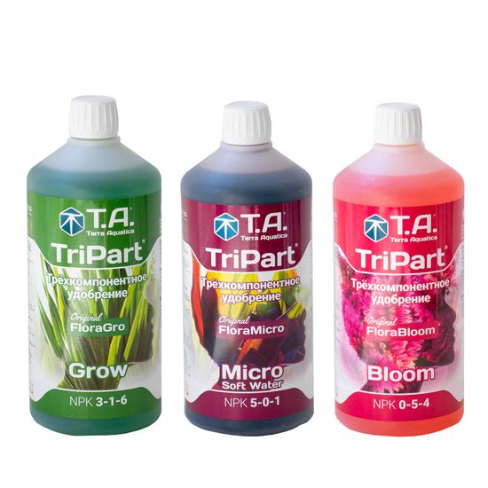 Terra Aquatica TriPart Set SW 1 л (набор удобрений TriPart для мягкой воды)