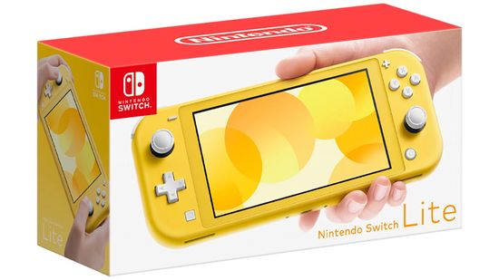 Игровая приставка Nintendo Switch Lite 32GB Желтый (Новый) + Чип + 128GB