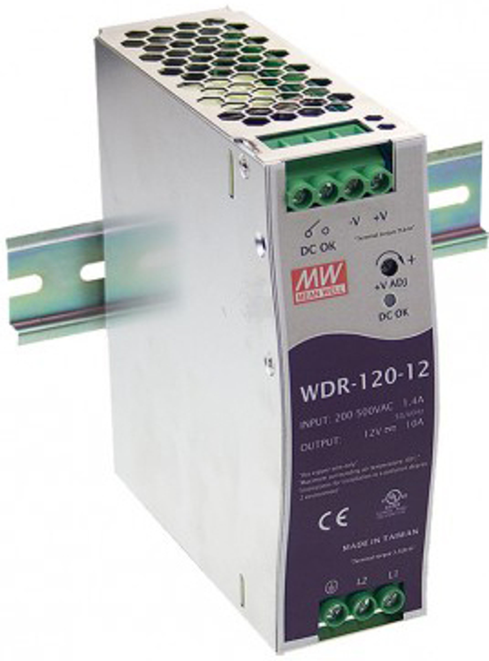 Преобразователь AC-DC сетевой Mean Well WDR-120-12
