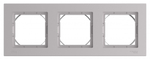 ATLASDESIGN AQUA 3-постовая РАМКА, IP44, АЛЮМИНИЙ