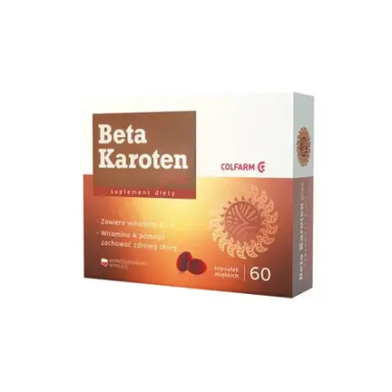 Диетическая добавка Beta Carotene Plus, 60 капсул