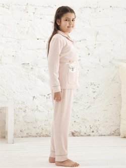 RELAX MODE / Пижама для девочки теплая плотная вискоза хлопок - 10600