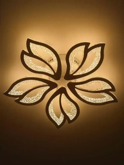 Люстра потолочная светодиодная с пультом ДУ Rivoli белая 110 Вт, 3000К - 6000К, светильник на кухню, в детскую, в спальню