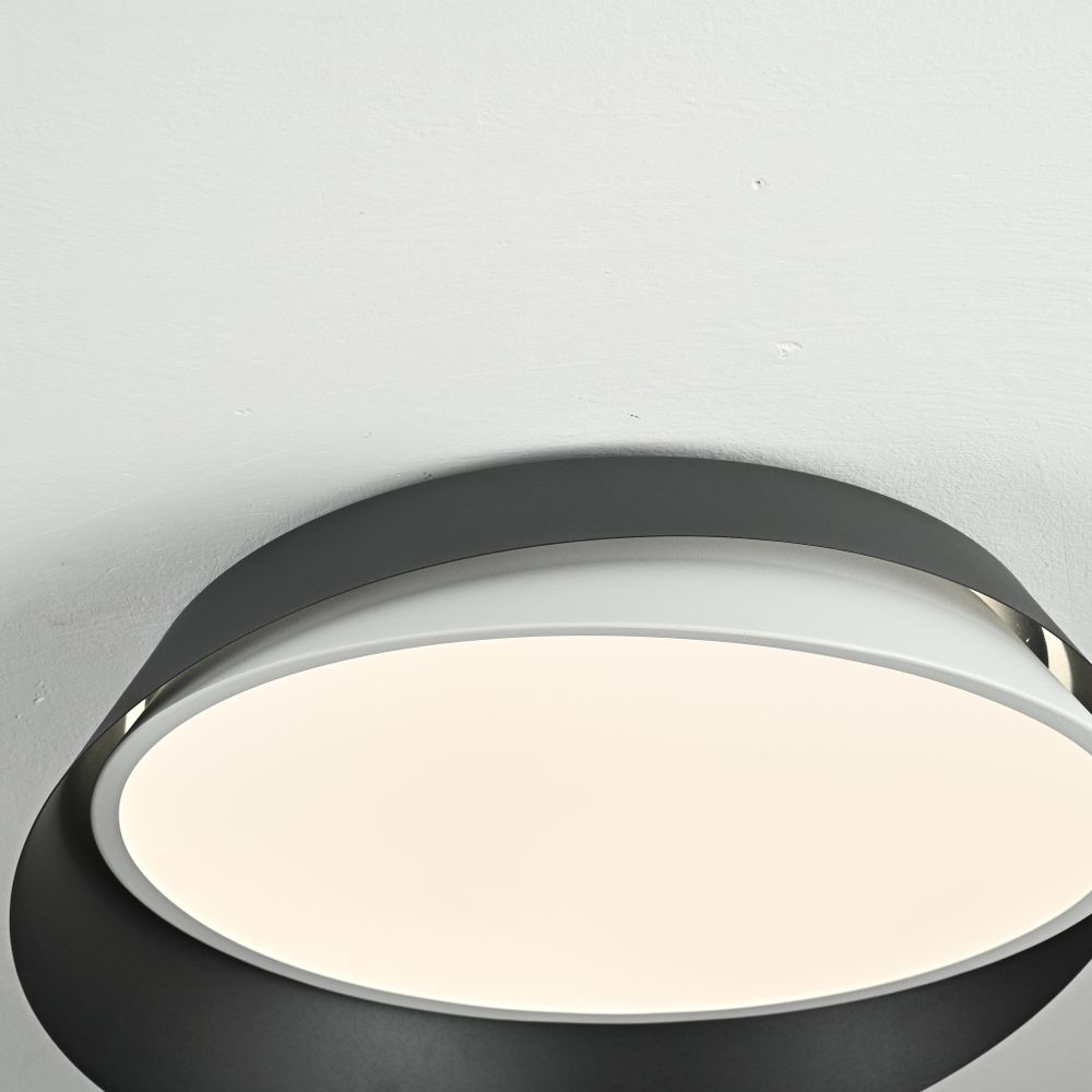 Потолочный Светильник Shell D40 White Black By Imperiumloft