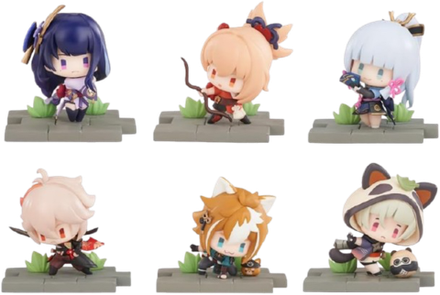 Рандомная фигурка Blind Box Genshin Impact Battlefield Inazuma