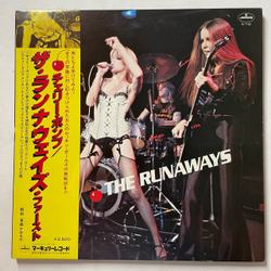 Винтажная виниловая пластинка LP The Runaways (Japan 1977) (Obi)