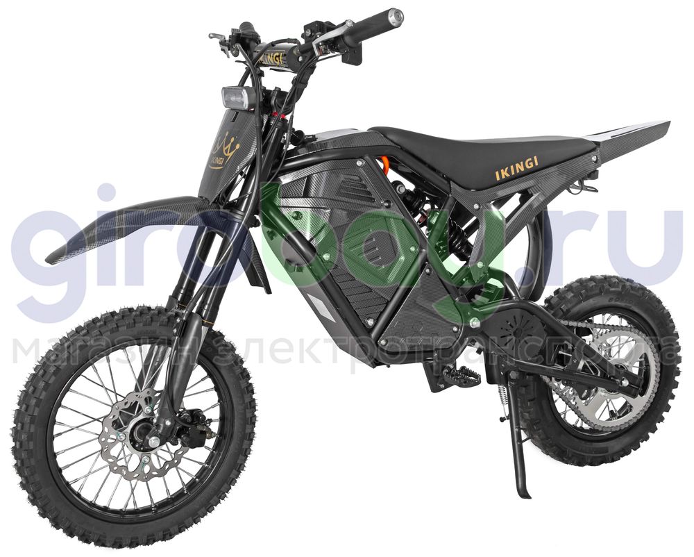 Электропитбайк IKINGI S9 MINI (48V/25Ah) - Карбон фото №1