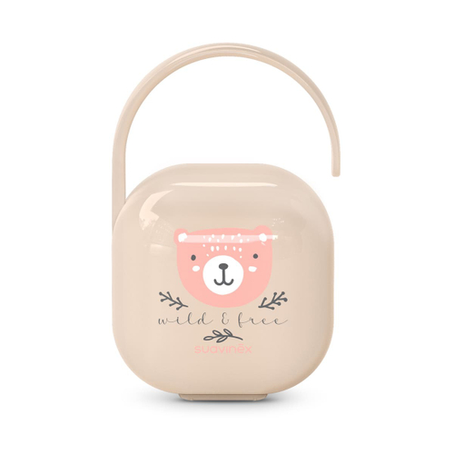 Футляр для пустышек Suavinex Wild розовый