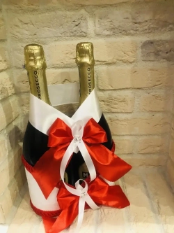 Украшение на шампанское