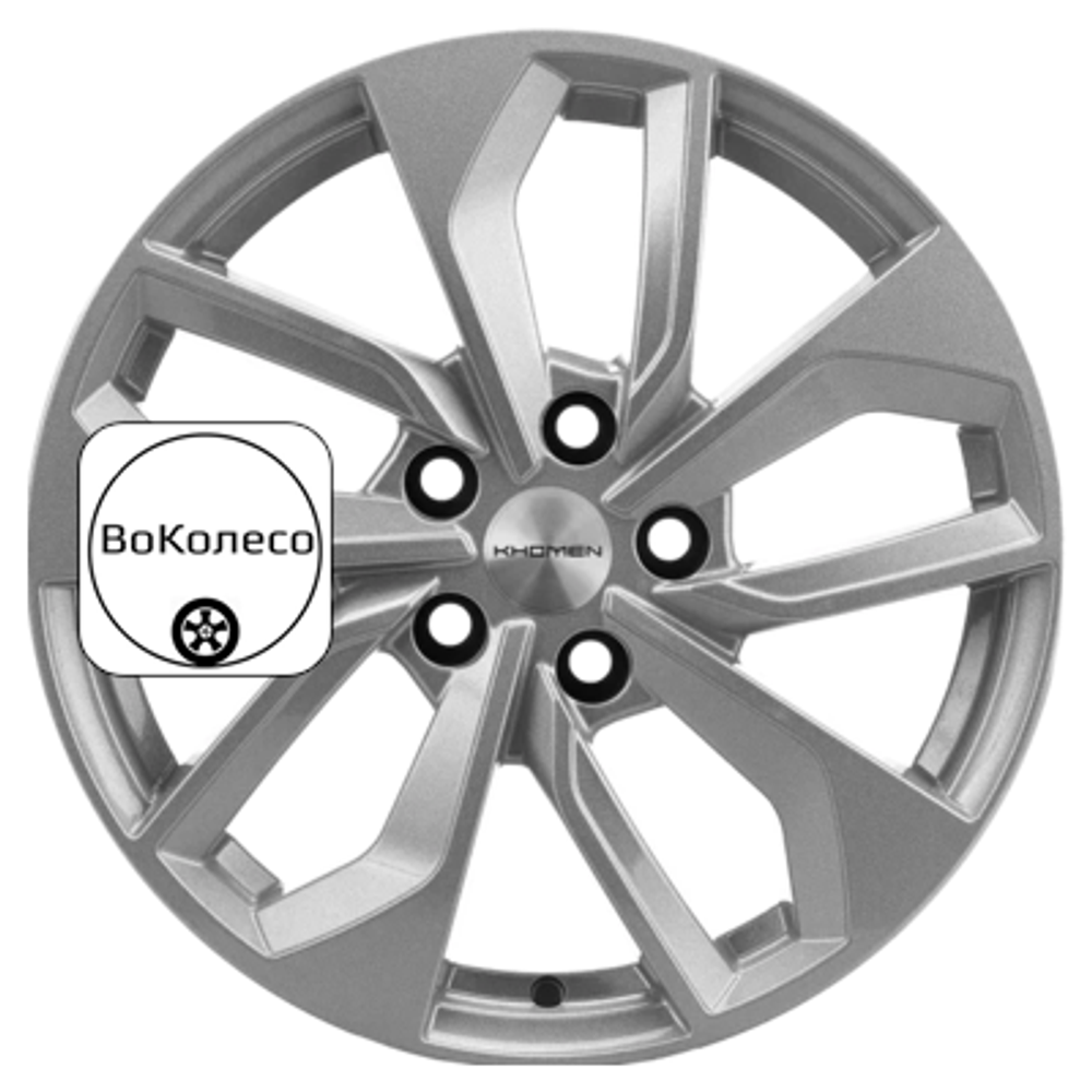 7x17/5x112 ET40 D57,1 KHW1703 (Kodiaq/Tiguan) F-Silver Khomen Wheels