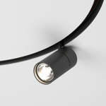 Трековый светильник Elektrostandard Slim Magnetic для радиусного шинопровода 20W 4200K Comfi Ø 800мм 85187/01 черный