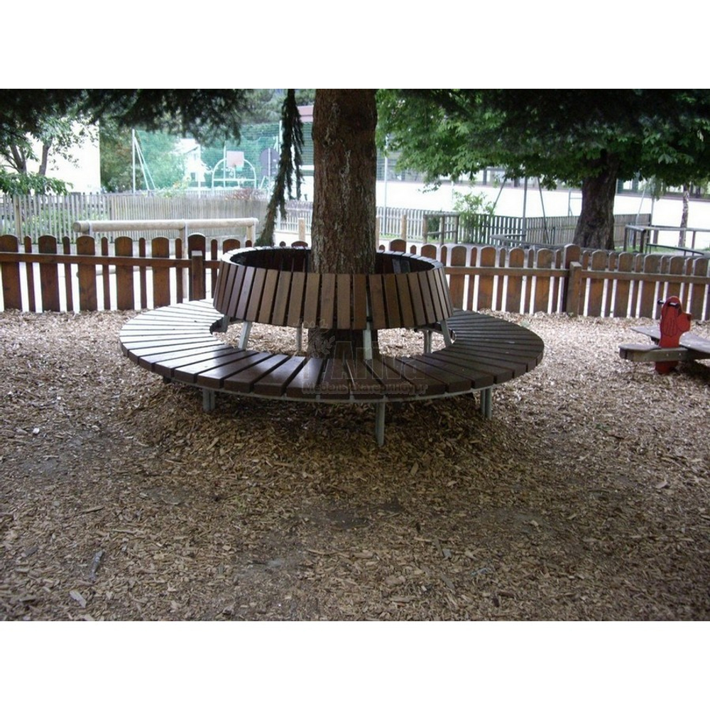 Скамейка Блок радиусная