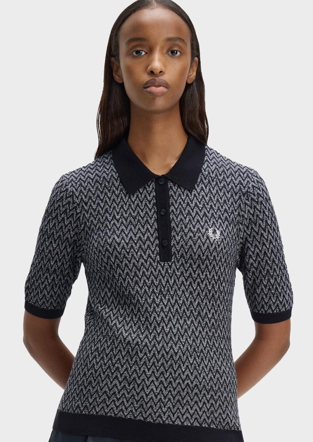 Джемпер-поло FRED PERRY Textured Knitted Shirt