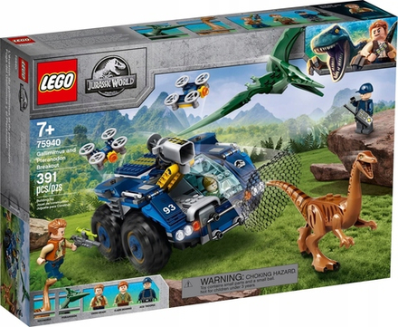 Конструктор LEGO JURASSIC WORLD "Побег галлимима и птеранодона" 75940