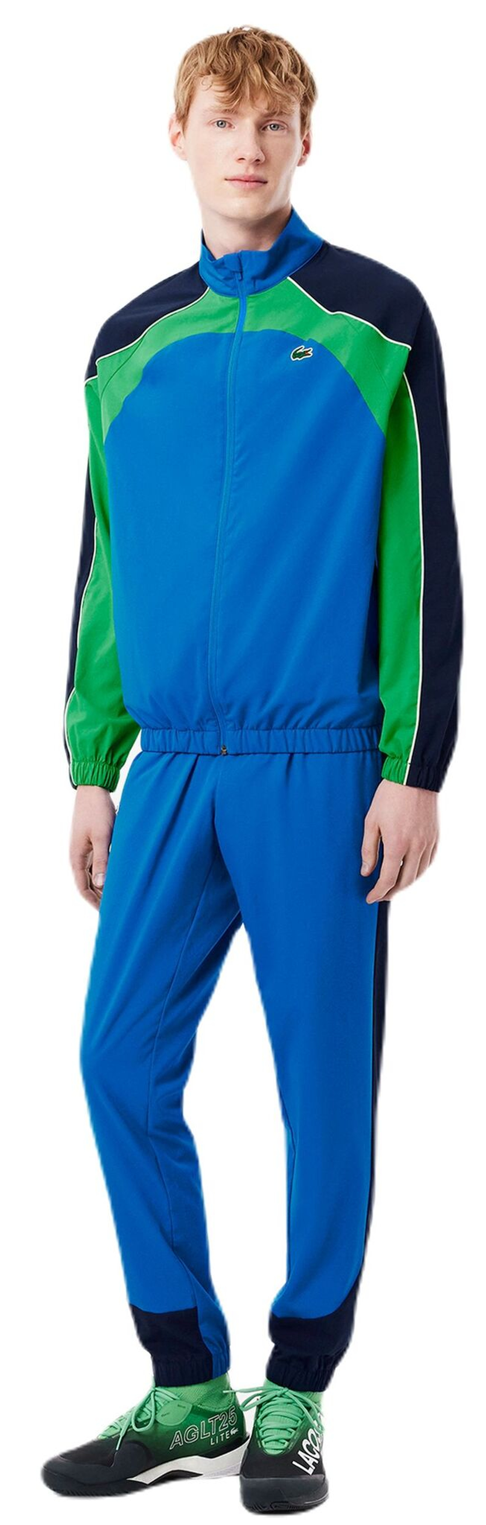 Мужской теннисный костюм Lacoste Stretch Tennis - разноцветный