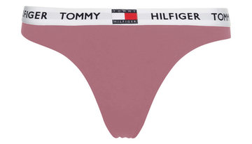 Majtki Tommy Hilfiger Thong 1P - Розовый