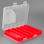 Коробка для воблеров и балансиров двухсторонняя Три Кита ВБ-3, 5+5 отделений (200*160*45мм)