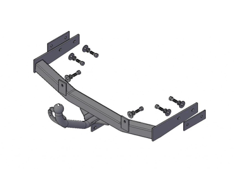 Фаркоп для Лада Гранта лифтбек 2014-2015 без снятия и подрезки бампера. Тип шара: H. Нагрузки: 900/50 кг, масса фаркопа 11,4 кг (без электрики в комплекте) - 2190 Трейлер