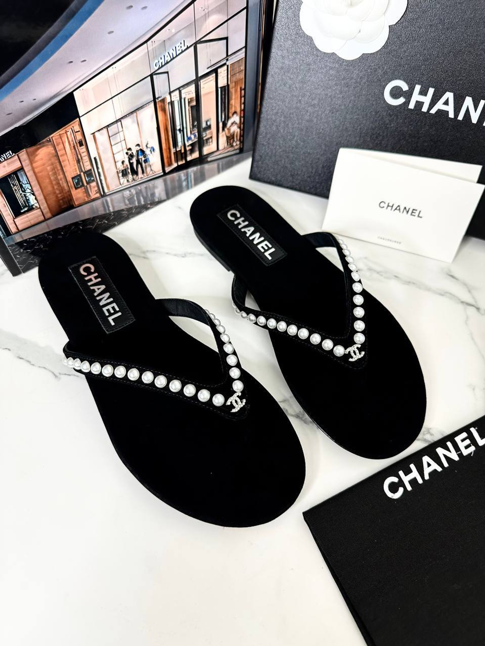 Шлепанцы Chanel