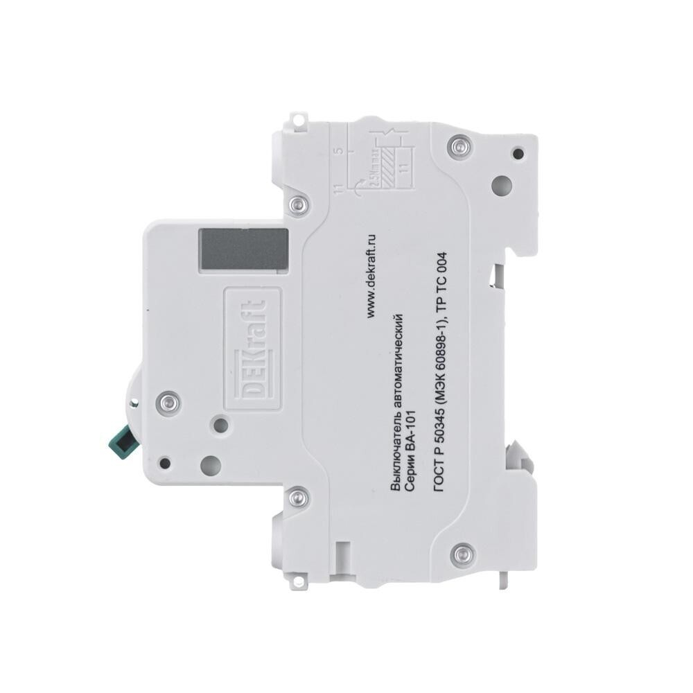 Dekraft Автоматический выключатель 1Р 20А х-ка C ВА-101 4,5кА