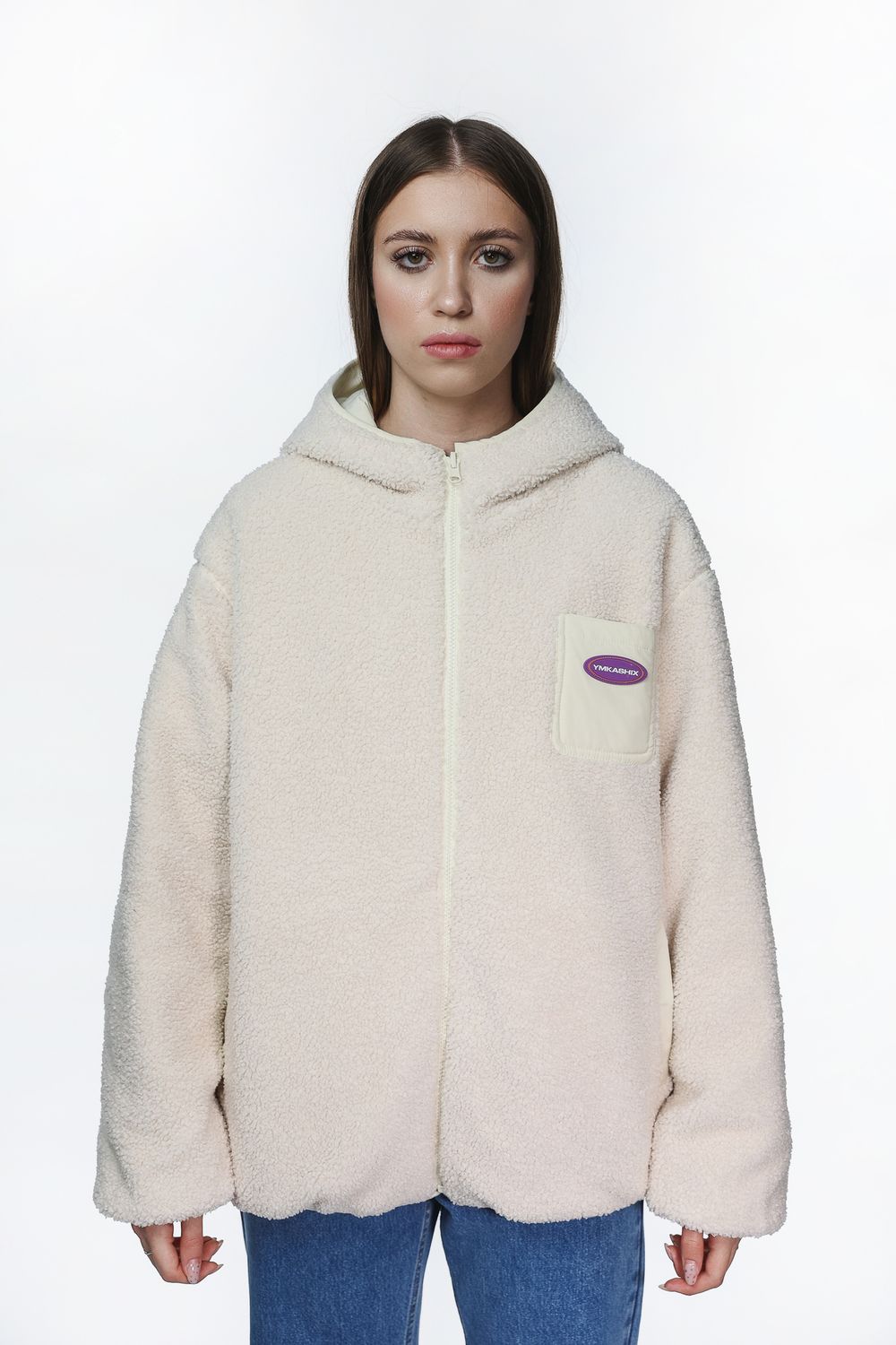Куртка Ymkashix двухсторонняя Liner белая