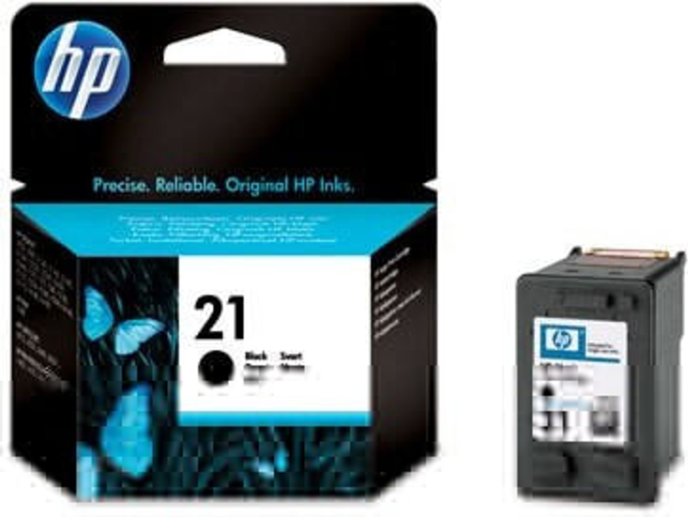 Картридж струйный Подлинный Черный HP 21 C9351AE