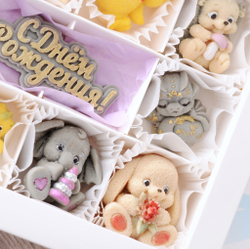 Набор "Детский" с днем рождения #2 / Фигурный шоколад