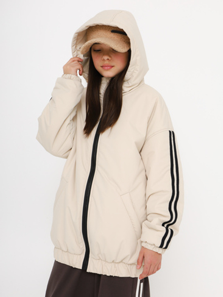 Куртка с лампасом, беж