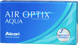 AIR OPTIX AQUA (Эйр Оптикс Аква) 3 линзы оптическая сила от +0.5 до +6.0