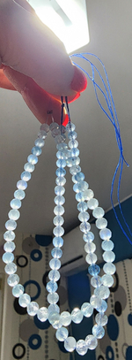 Аквамарин природный, шар огранка, 4.3мм - 4.5мм