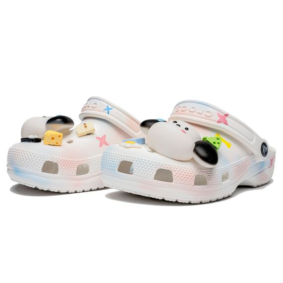 Crocs Classic Clog 'White Pink Blue'