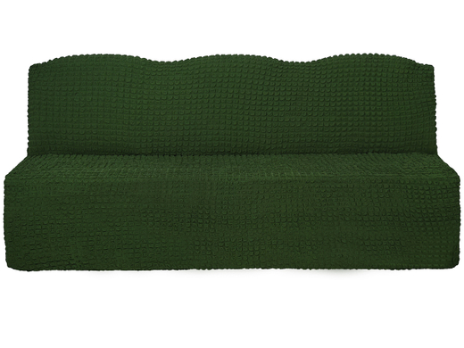 Чехол на трехместный диван без подлокотников Модерн, цвет Зеленый