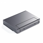 Алюминиевый USB-хаб-подставка Satechi (USB-C) для iPad (ST-TCSHIP) Подключение: встроенный кабель USB-C. Порты: USB-C (PD 60 Вт), USB-A 3.2 Gen 1, microSD, SD, HDMI (до 4K 60 Гц), разъём 3,5 мм