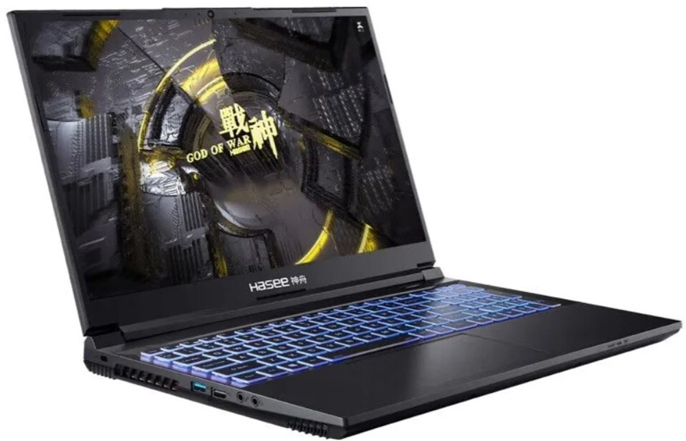 Ноутбук  Hasee Z7D6 FHD 15.6 ", Core i7, 16 Гб RAM, 512 Гб SSD, GeForce RTX 4050, Черный