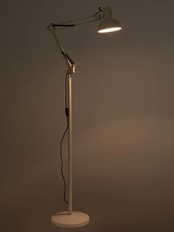 Торшер напольный 930 &quot;Валли, белый&quot; 220V E27 40W 165х28х28 см