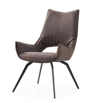 Стул DC1241 коричневый/черный