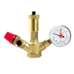 Группа VIEIR безопасности котла мини 1quot; 1,5 БАР 120С Латунь (20/1) AQ1123A