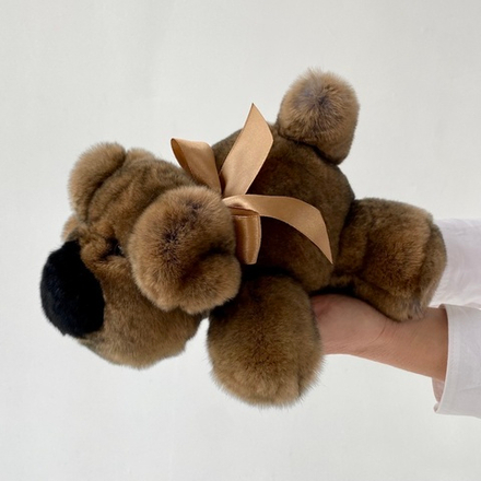 Собака Шанель средняя (коричневая)